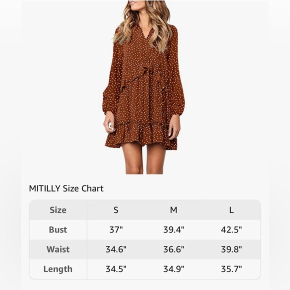 Polka Dot Forest Green Dress - Picture 8 of 9